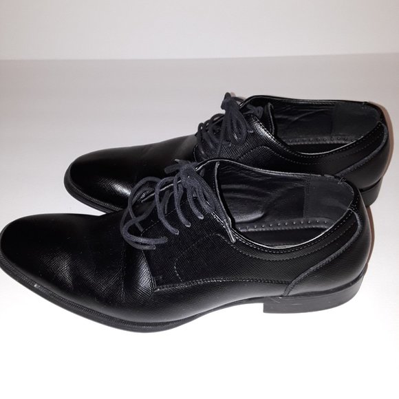 ALFANI PLATINUM  DRESS SHOES FOR MEN  SIZE 7.5M  BLACK COLOR.